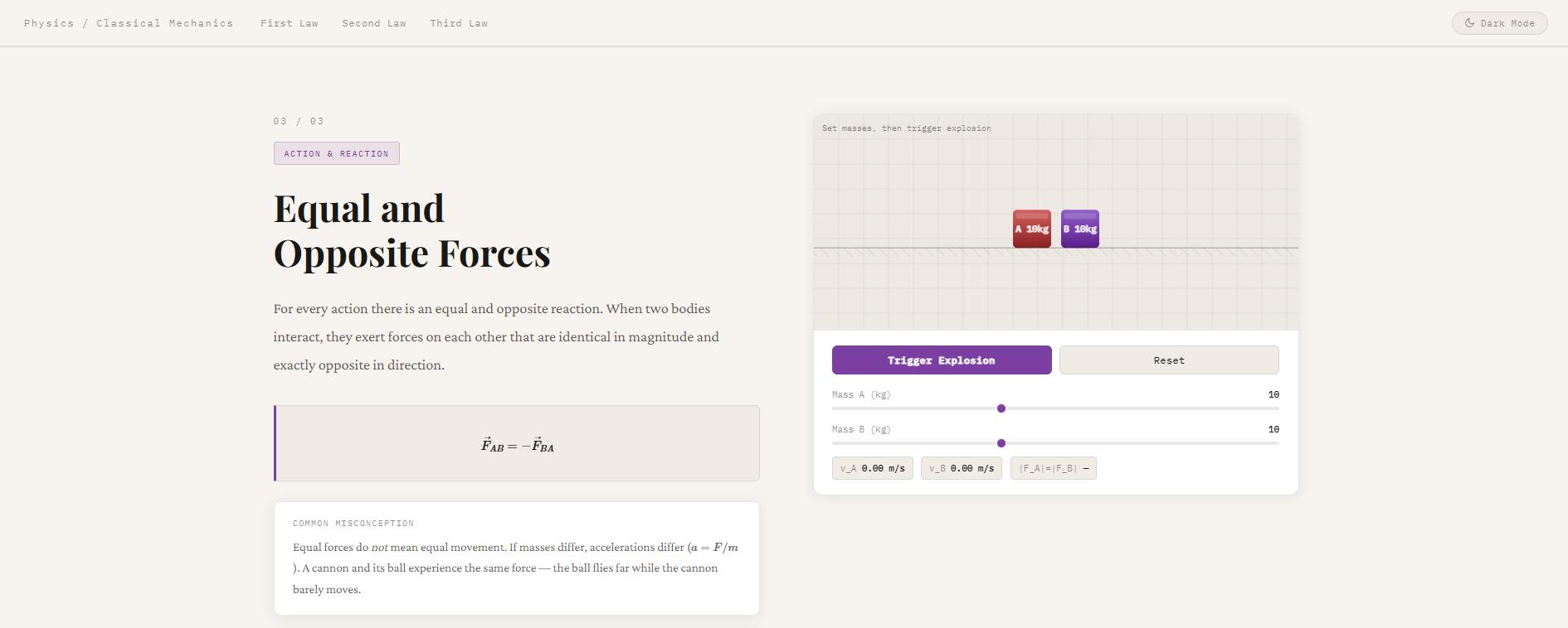 Newton Law screenshot 4