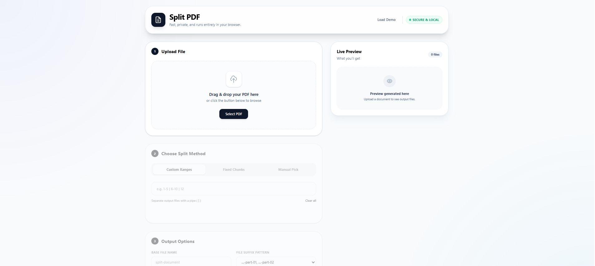 Dismerge PDF screenshot 1