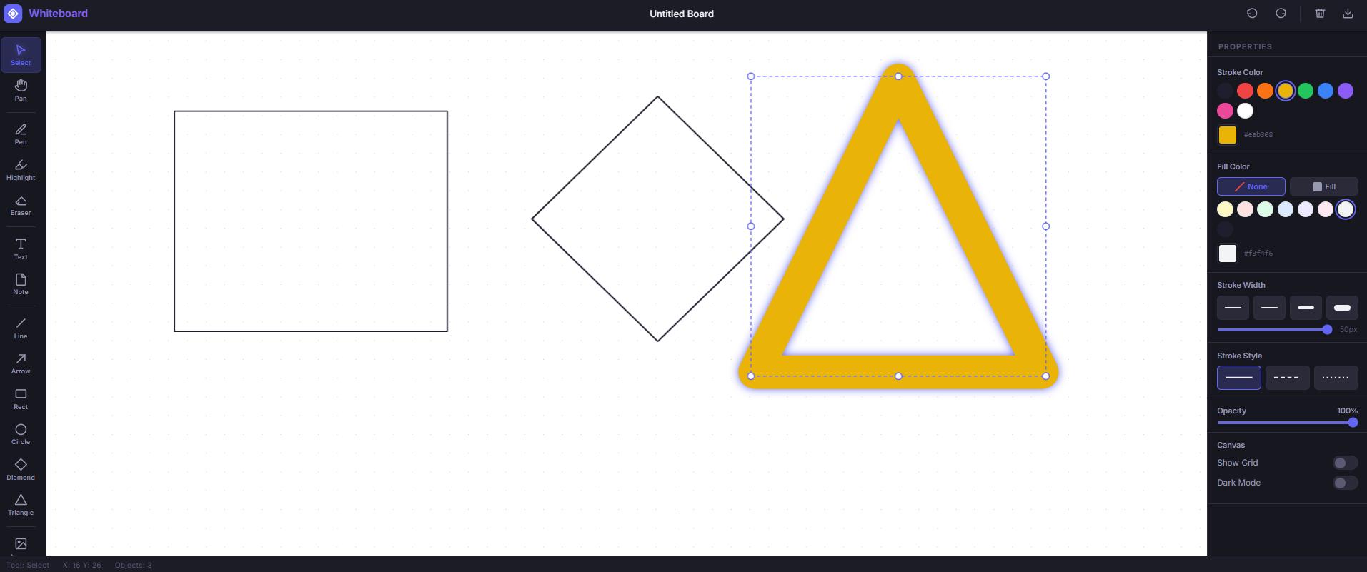 Online Whiteboard screenshot 2