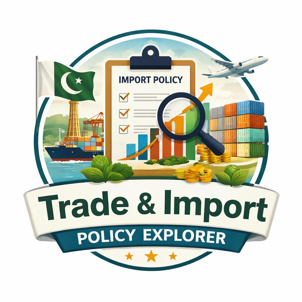 Trade & Import Policy Explorer Pakistan (2021 - 2026 Framework) screenshot 1